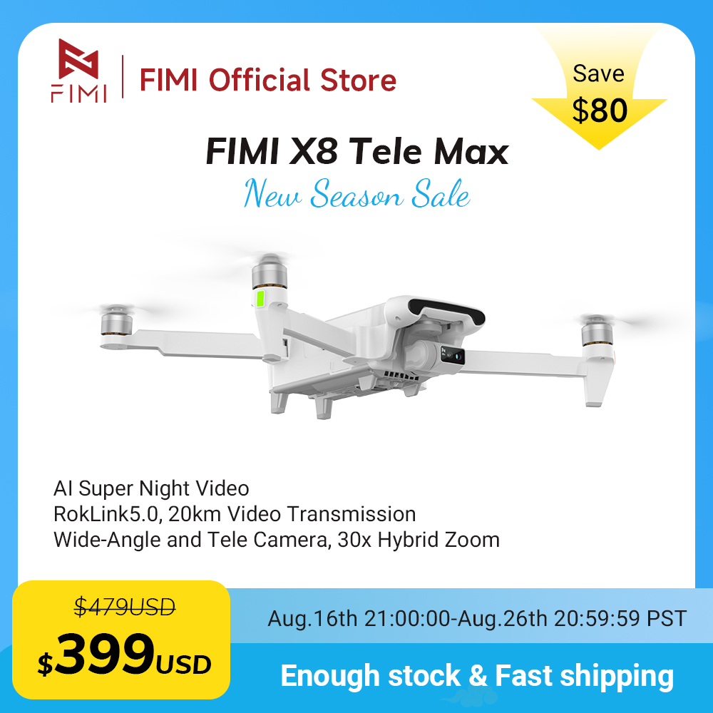 Drone Camera Wide Angle - โดรน FIMI X8 Tele Max รุ่นใหม่