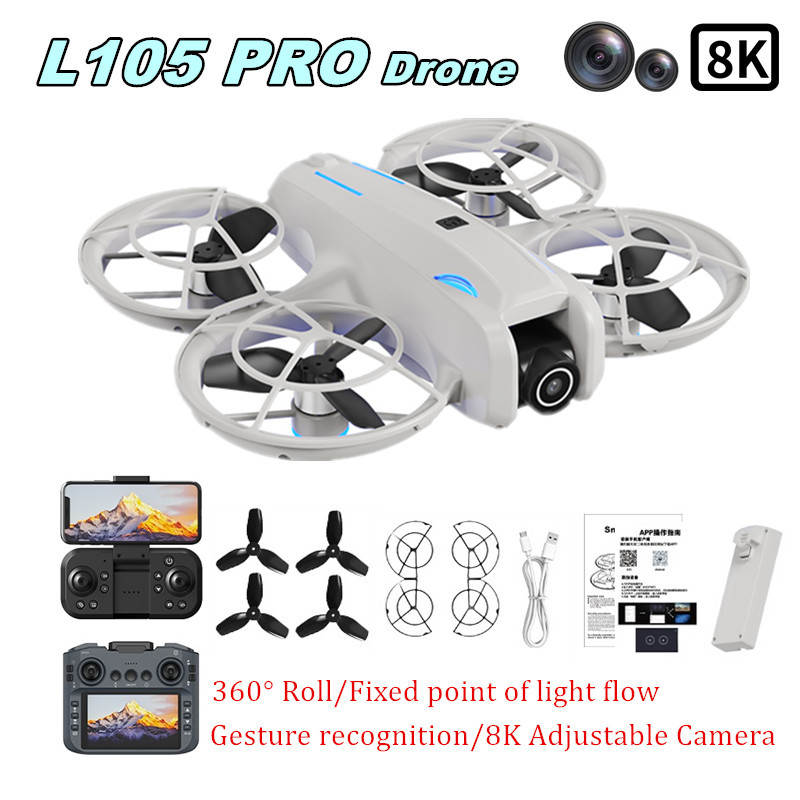 Drone Camera Lens - โดรน L105 PRO รุ่น Duel เลนส์