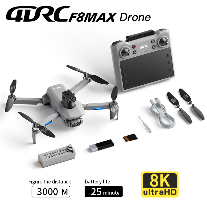 โดรน F8 MAX GPS ระดับมืออาชีพ  - Drone Camera Professional บทวิจารณ์และราคา