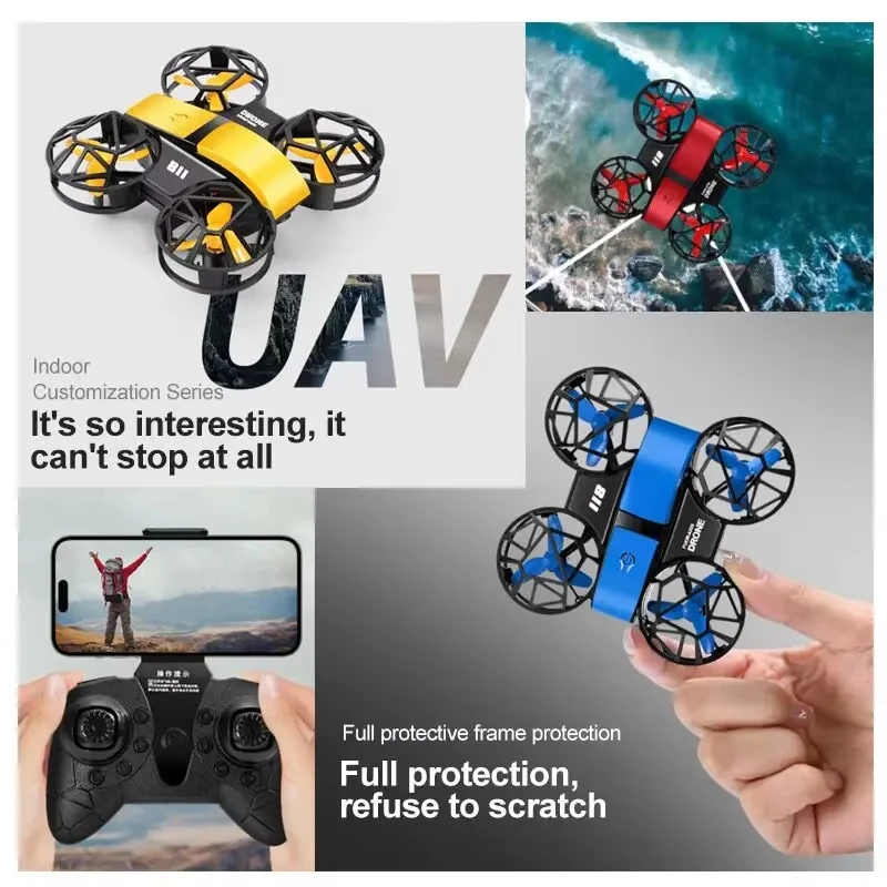 โดรน D12 Mini 4k ระดับมืออาชีพ - Drone Camera Wide Angle บทวิจารณ์และราคา