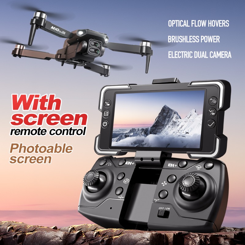โดรนกล้อง M10 พร้อมรีโมทคอนโทร - Drone Camera Lens บทวิจารณ์และราคา