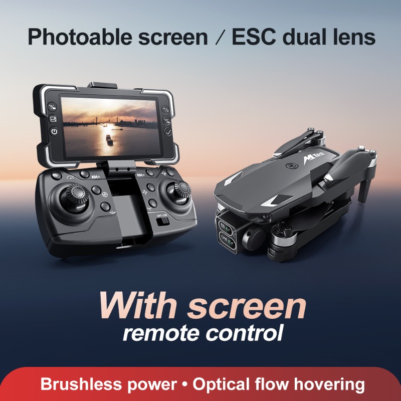 โดรนกล้อง M10 พร้อมรีโมทคอนโทร - Drone Camera Lens บทวิจารณ์และราคา