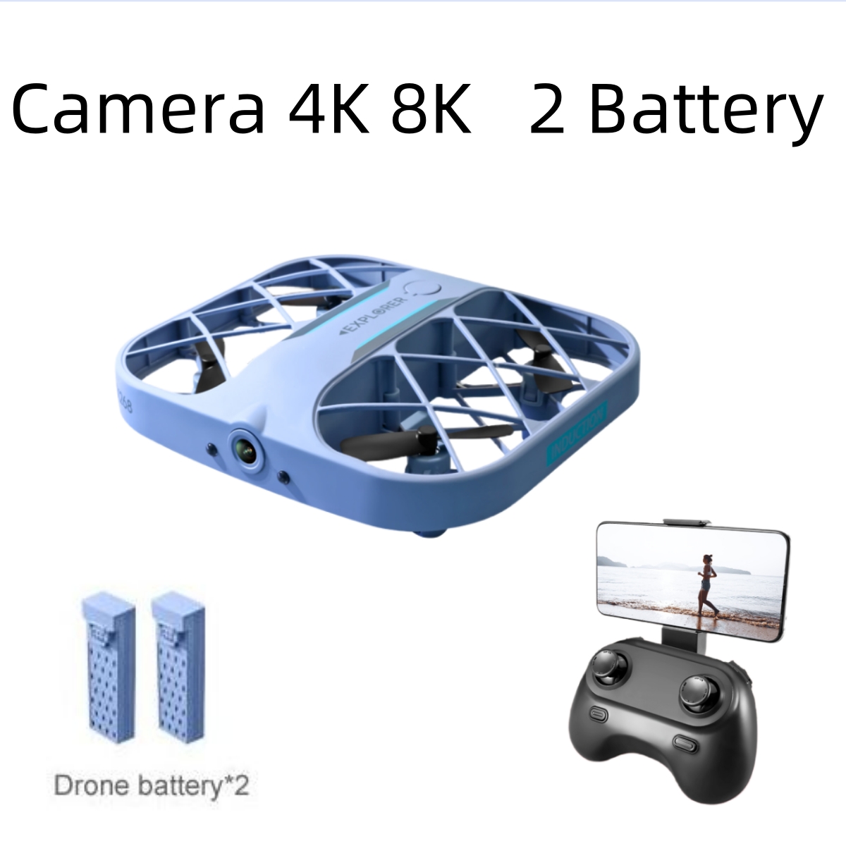 โดรน JJRC H107 FPV RC พร้อมแบต - Drone Camera Lens บทวิจารณ์และราคา